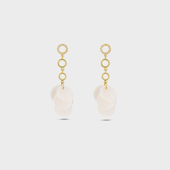 18K Gold-plated Brass Stylish Vacation Earrings