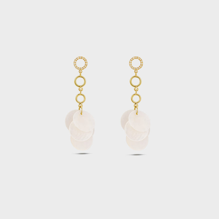 18K Gold-plated Brass Stylish Vacation Earrings